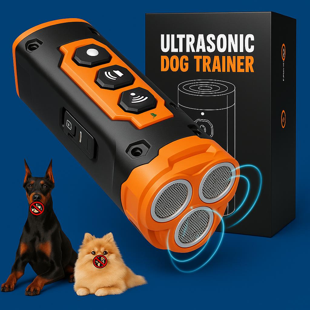 Calmico™ Ultrasonic Dog Training Device for Indoor & Outdoor Use - Reactify Click