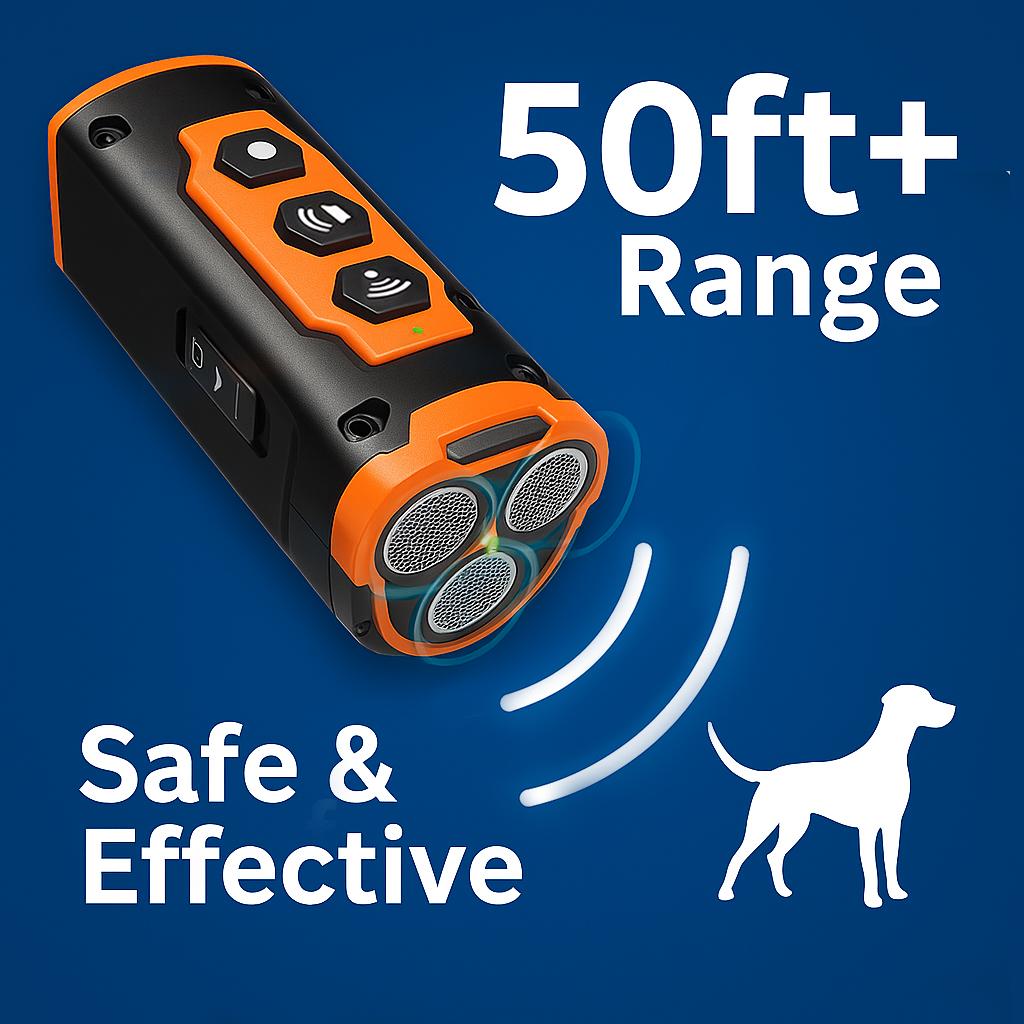 Calmico™ Ultrasonic Dog Training Device for Indoor & Outdoor Use - Reactify Click